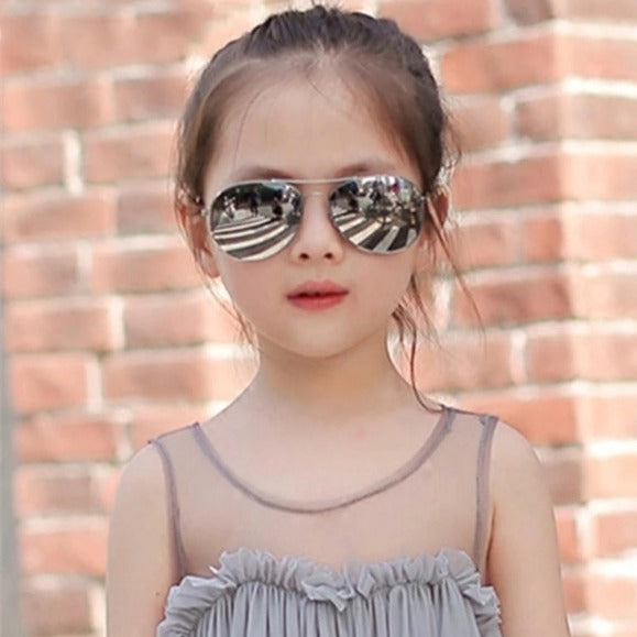 Fashion Kids Sunglasses Pilot Children